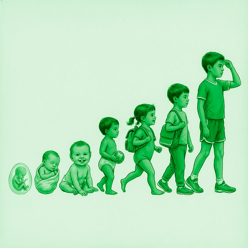 Стадии развития по Лизбет Марчер